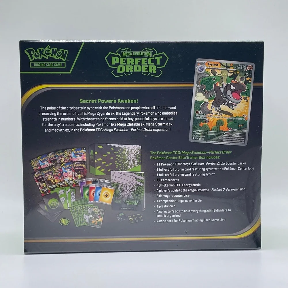Pokemon Center Mega Evolution Perfect Order Elite‎ Trainer Box ETB NEW SEALED